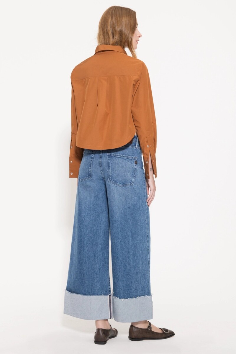 JEANS ROSES REVERSE Azul