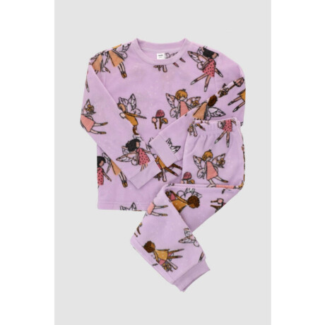 Pijama infantil polar haditas Lila