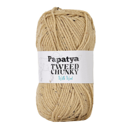 tweed chunky beige
