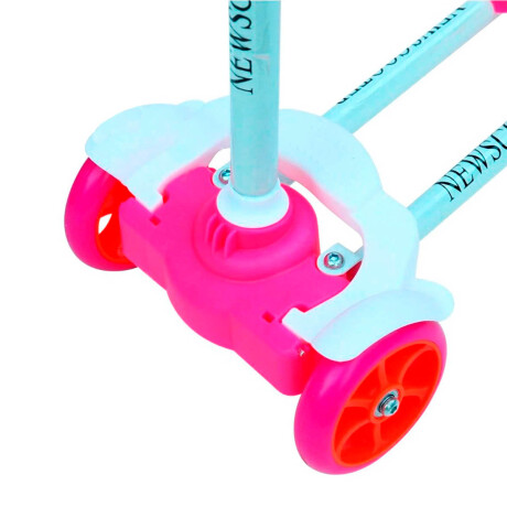 Monopatín Tripatín Tijera Regulable 4 Ruedas Infantil Rosa