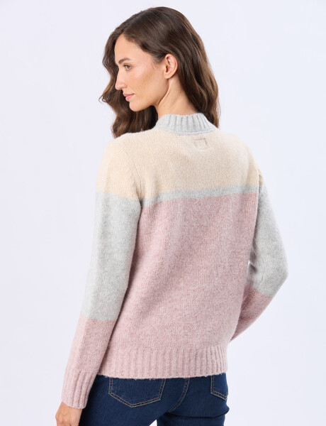 BUZO TEJIDO DE ABRIGO ROSA