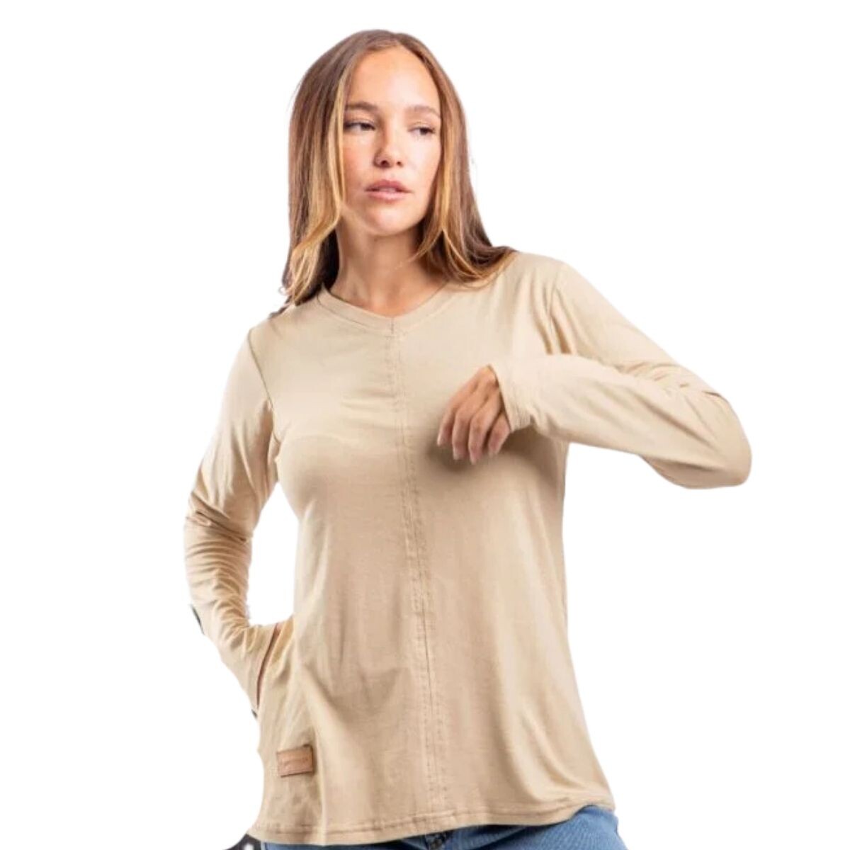 REMERA TRENDY S-XXL - BEIGE 