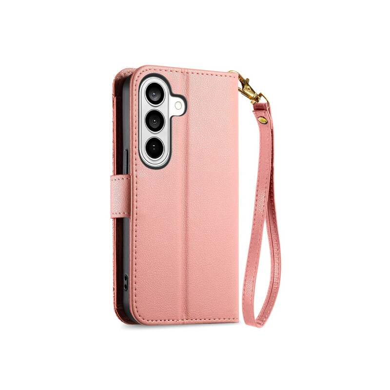 Flip cover para Samsung Galaxy A37 diseño flores color rosa Flip Cover Para Samsung Galaxy A37 Diseño Flores Color Rosa
