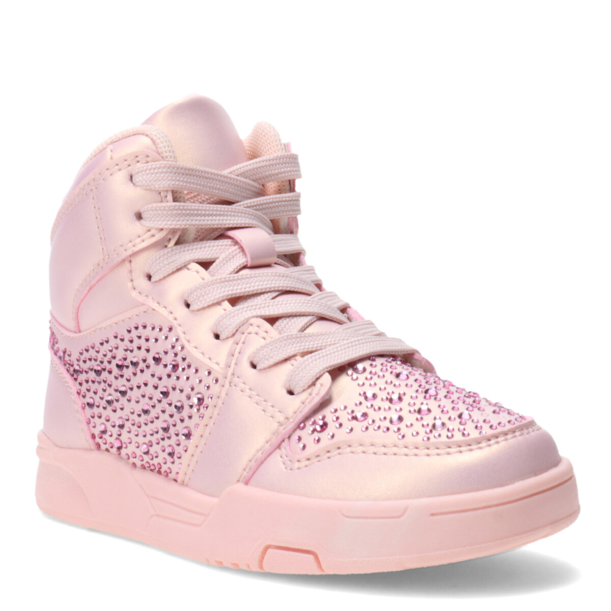 Deportivo DIER tipo bota con apliques de brillos, MINI MissCarol - Pink 