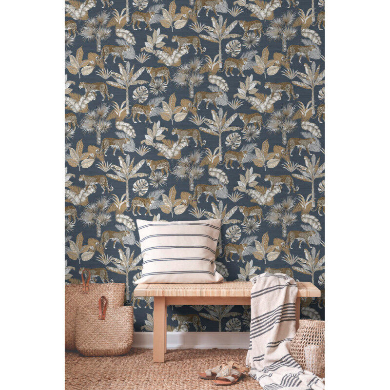 COLECCIÓN JUNGLE FEVER - LEOPARD/BLUE - ORIGEN BELGA - N/A