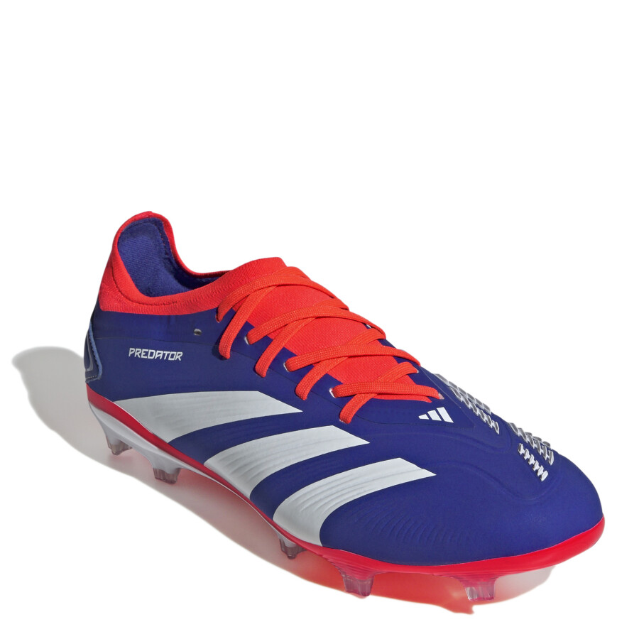 Championes de Hombre Adidas Fútbol 11 Predator Pro FG Azul - Blanco - Naranja