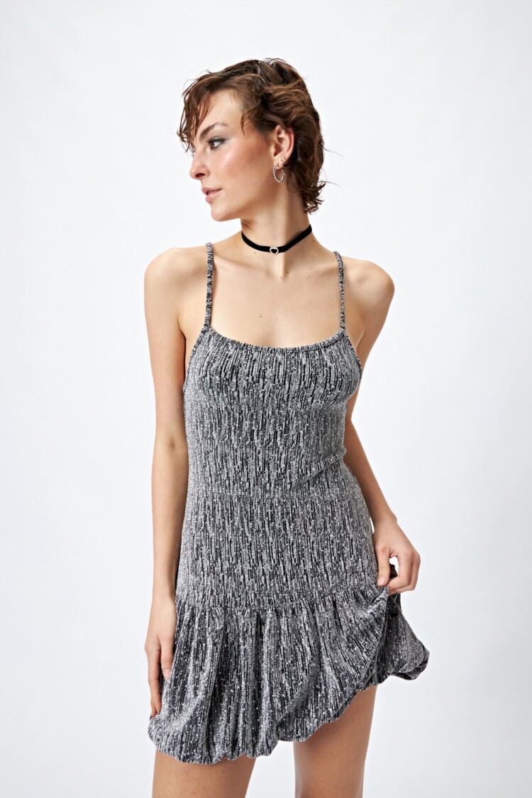 VESTIDO IRINA Plateado