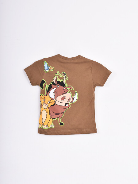REMERA THE LION KING TOSTADO