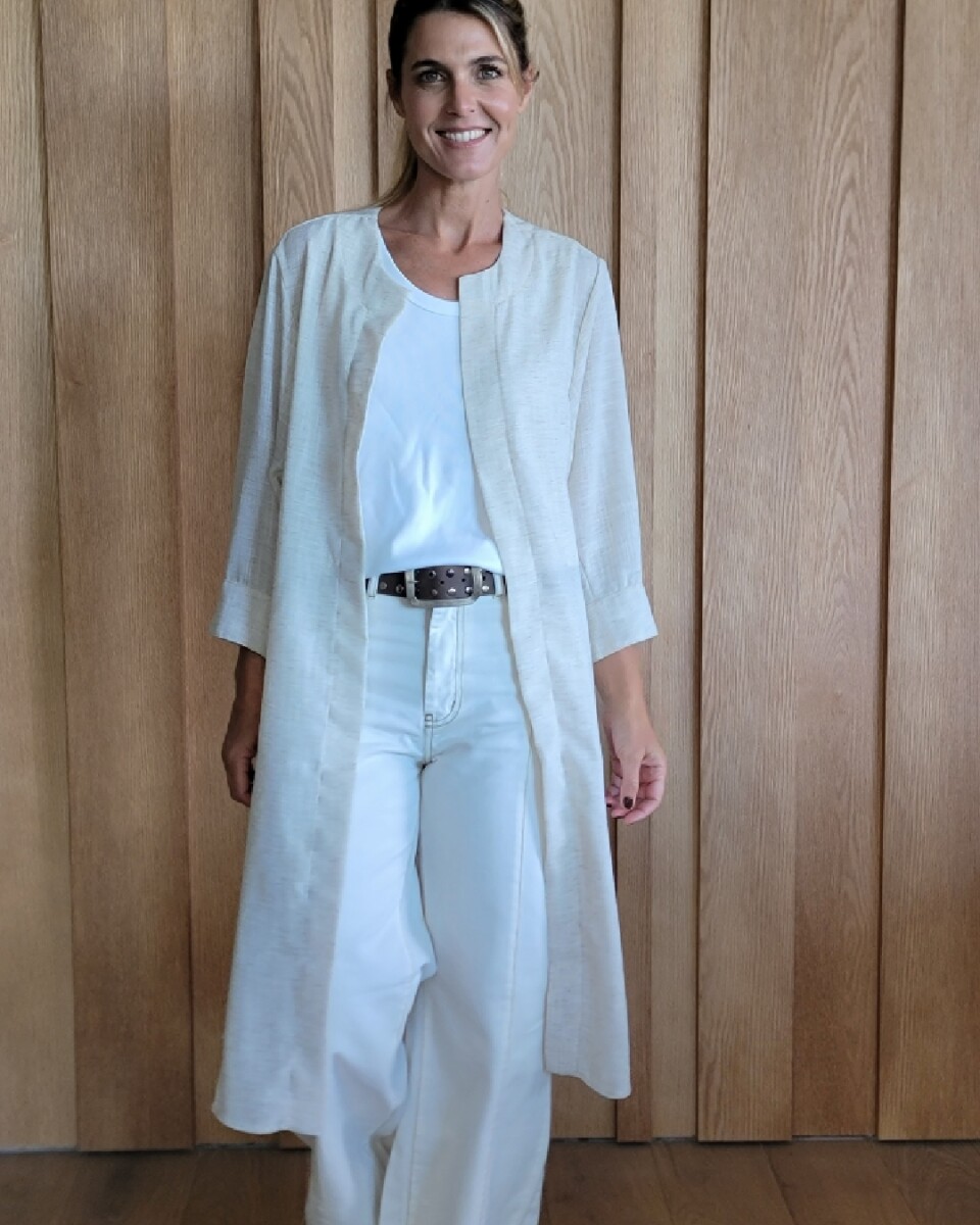 Kimono Ola - Lino Beige 