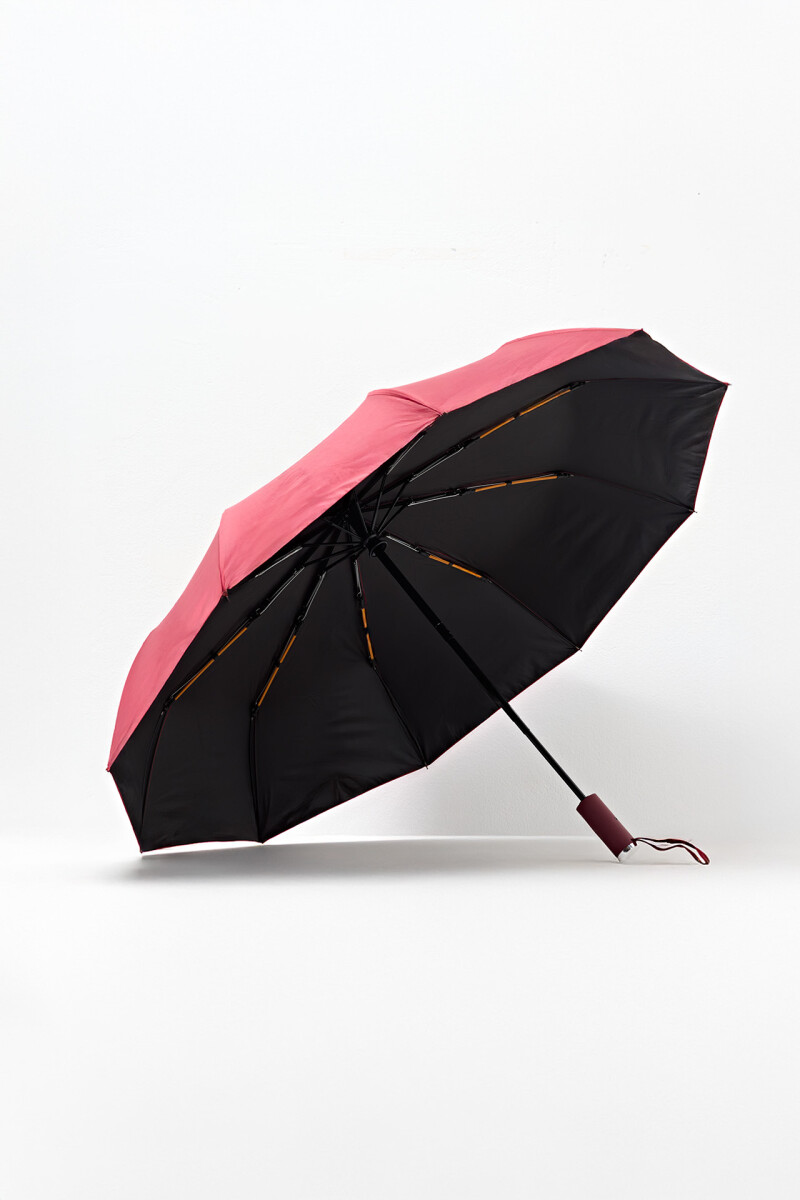 Paraguas liso ciruela