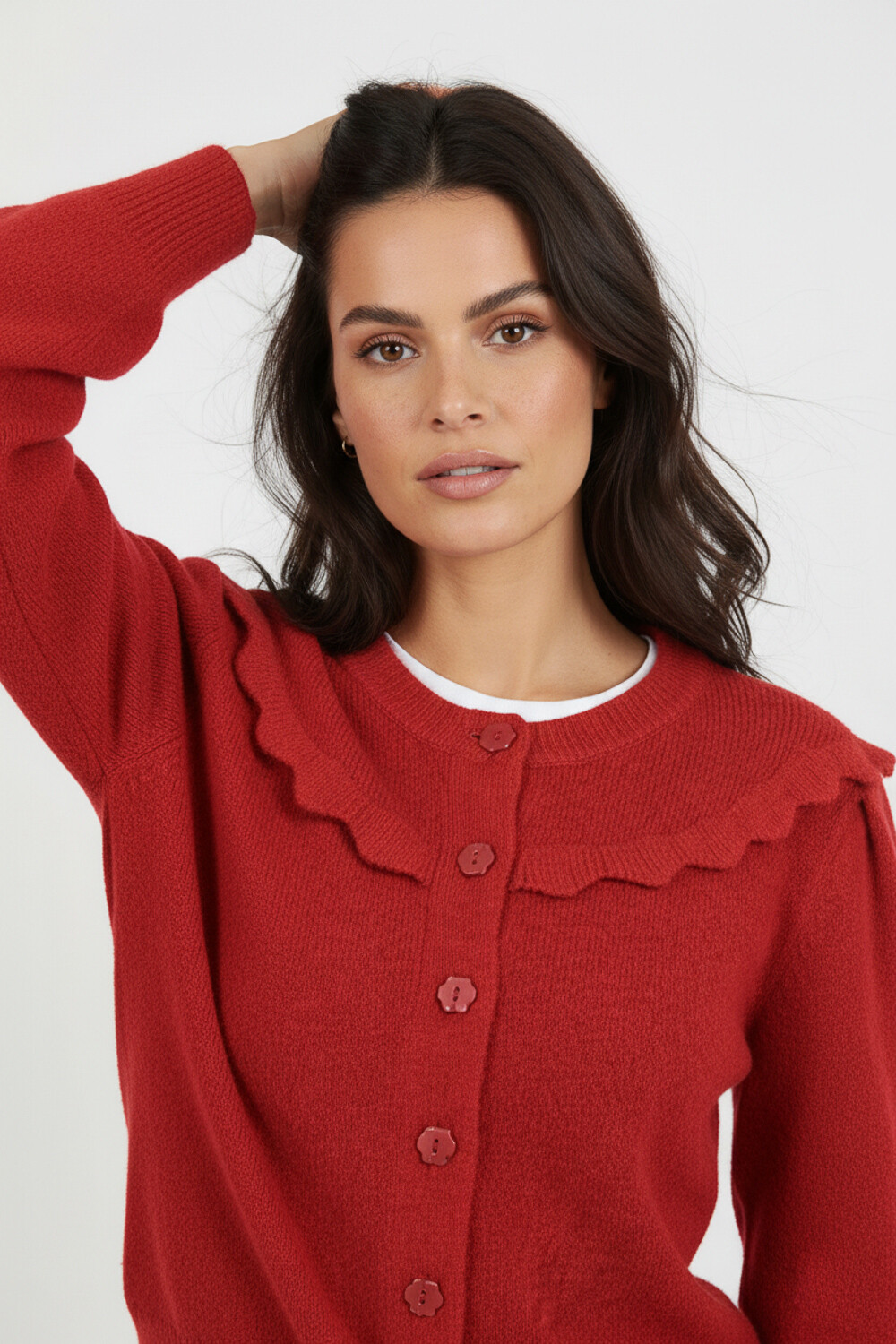 Cardigan Jalane Rojo