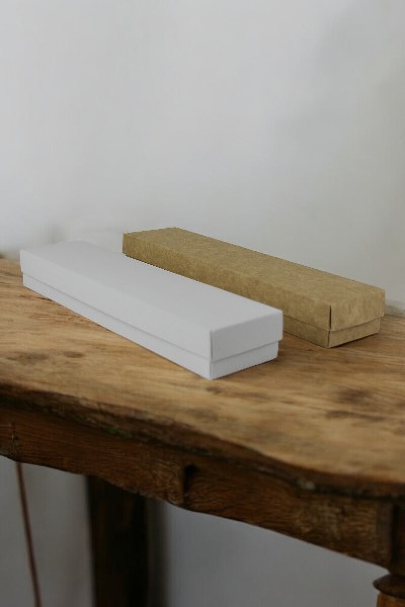 Caja 12 - 7x32x4 cm. - REVERSIBLE BLANCO MADERA 