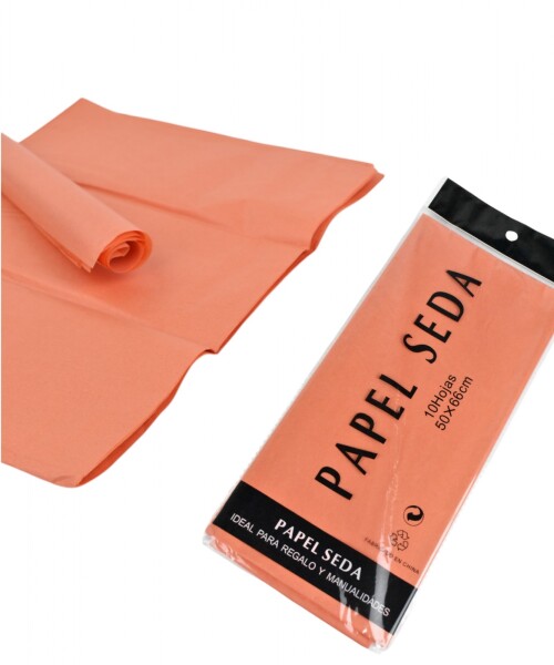 Papel Seda 50x66 cm NARANJA