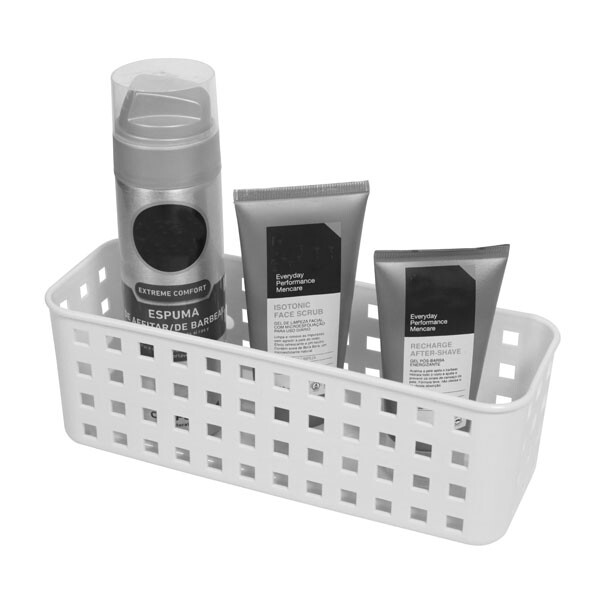 ORGANIZADOR QUADRATTA 27X11X8 CMS BLANCO BLANCO