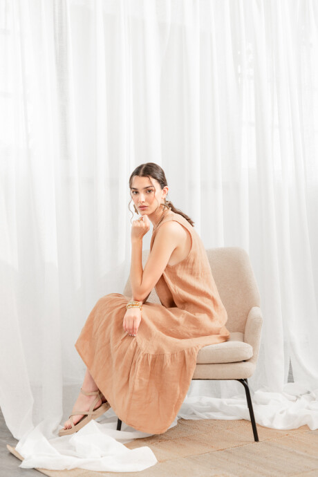 Vestido Spoleto Camel
