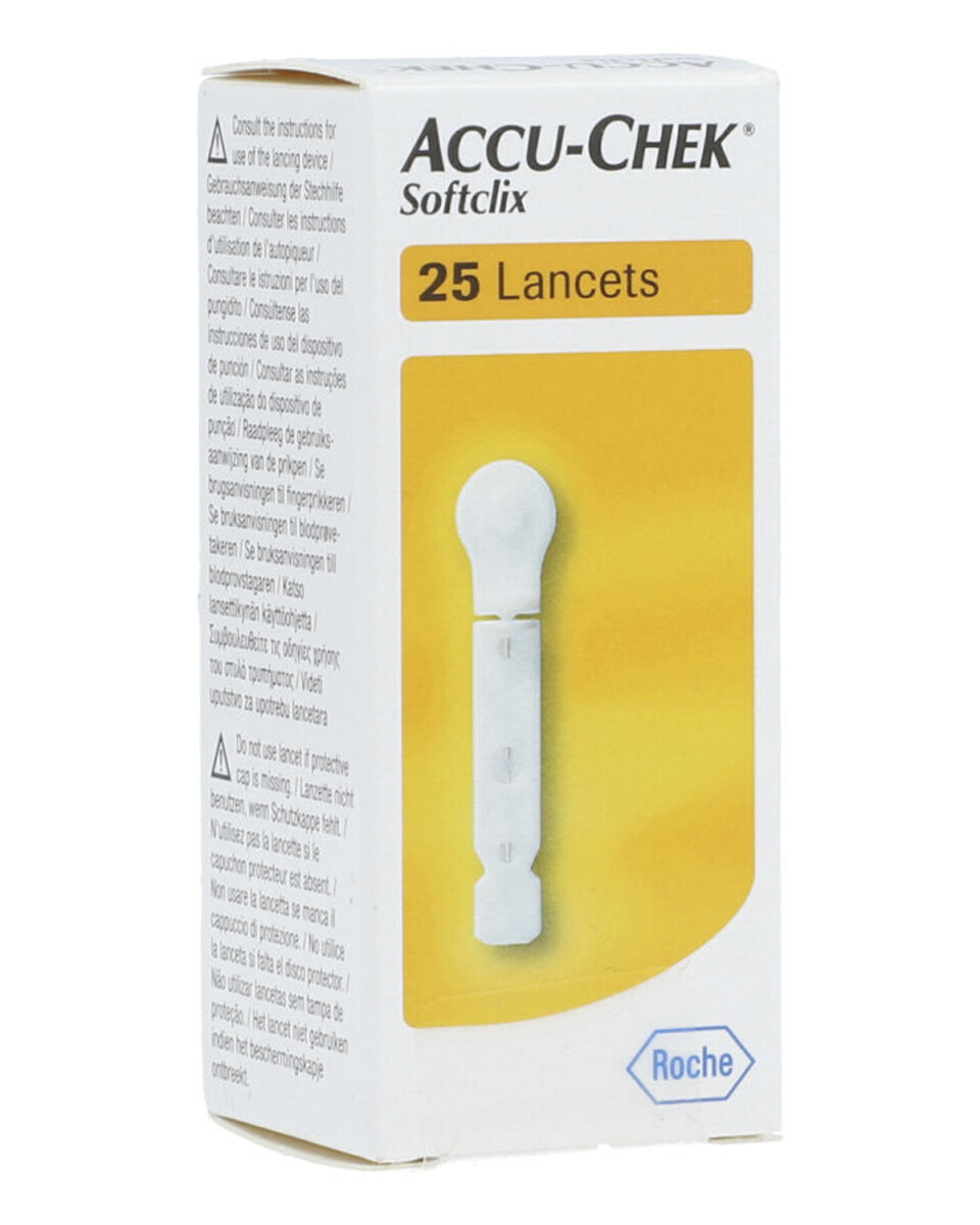 Lancetas Accu-Chek Softclix Roche caja x25 
