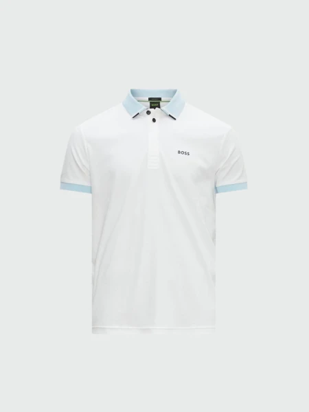 BOSS -Remera Polo Regular Fit, Paddy 1 Blanco
