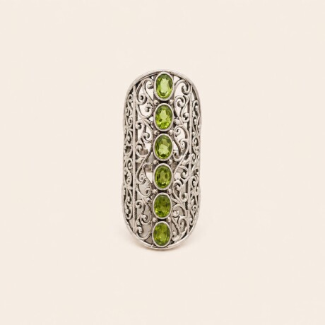Anillo Peridoto XL - Plata 925 Anillo Peridoto XL - Plata 925