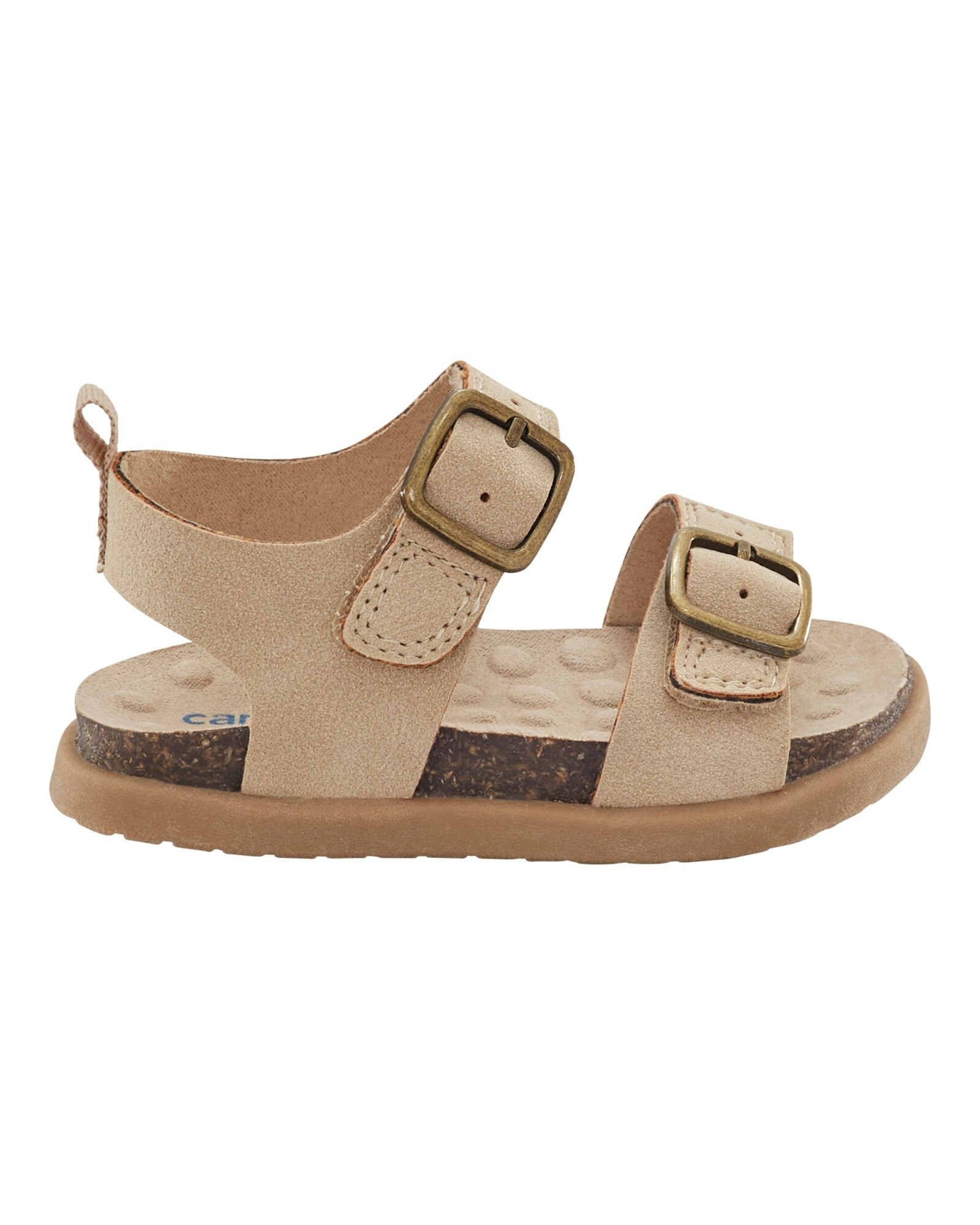 Sandalias con velcro, diseño con hebillas Sin color