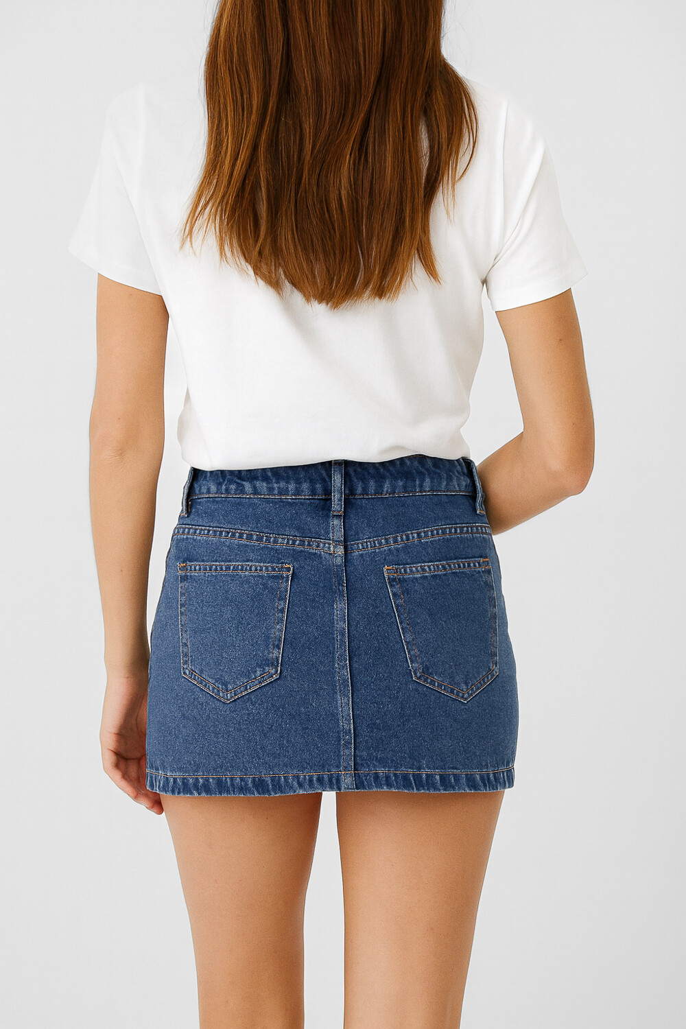 Falda Cardib Azul Grisaceo