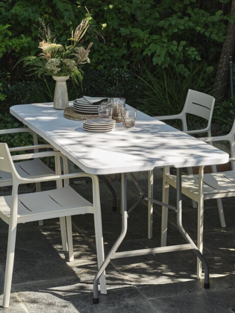 Mesa plegable KULESKOG W75xL180 blanco Mesa plegable KULESKOG W75xL180 blanco