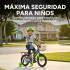 Bicicleta Infantil XMZ Rodado12 Canasto Parrilla Guardabarro Azul 1