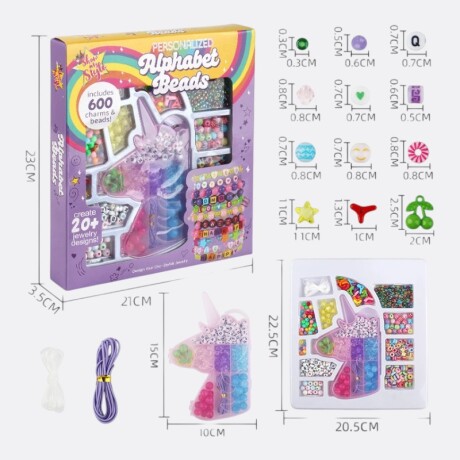 Set Creación De Pulseras De Unicornios Set Creación De Pulseras De Unicornios