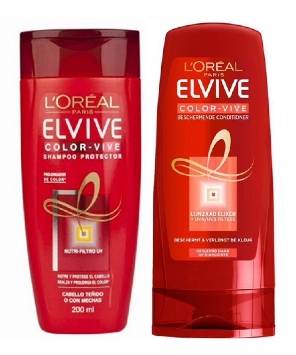 PACK SHAMPOO ELVIVE 200 ML + ACO 200 ML COLOR 