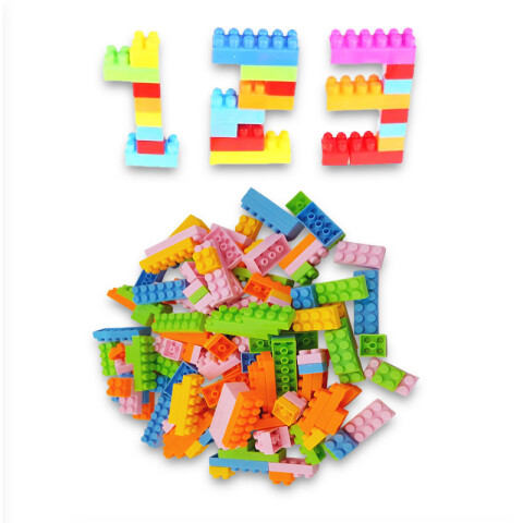 Bloques de construcción 130 pcs bolsa 27.5x21.5cm Bloques De Construcción 130 Pcs Bolsa 27.5x21.5cm