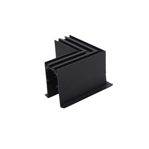 Conector L horizontal p/riel magnetico embutir ZU0515