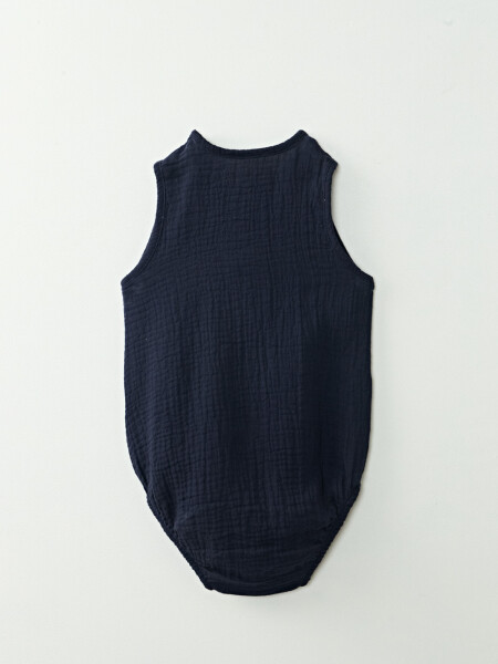Body sin mangas bambula Azul