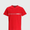 BOSS -Remera de algodón slim fit, BOSS Rojo