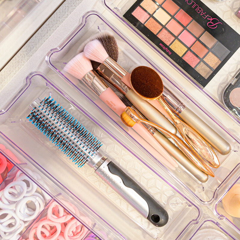 Caja organizadora 8,5 x 25,5cm TRANSPARENTE