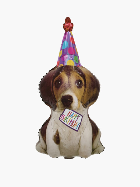 GLOBO METALIZADO PERRO MULTICOLOR