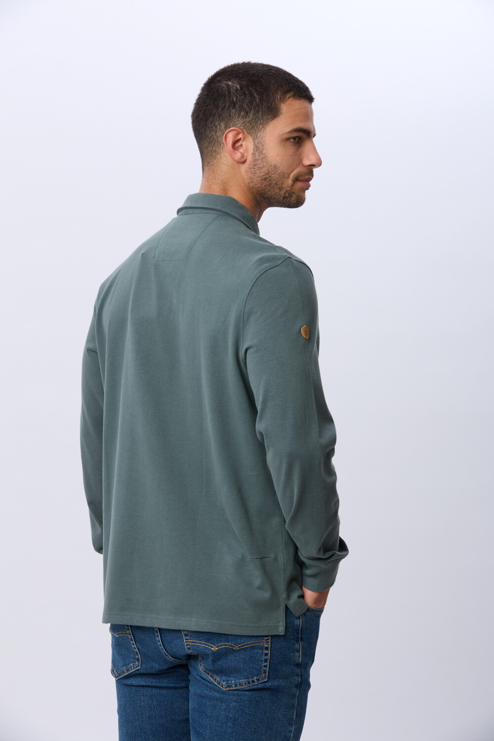 REMERA POLO JERSEY Verde