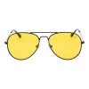 Lentes de Sol Chilli Beans Bahia Slim Negro - Amarillo