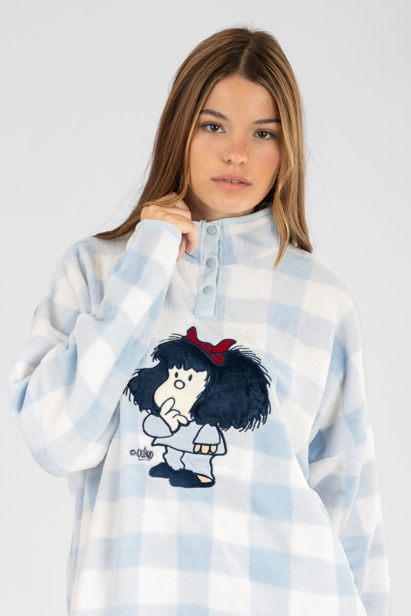 Sweater sherpa mafalda Celeste
