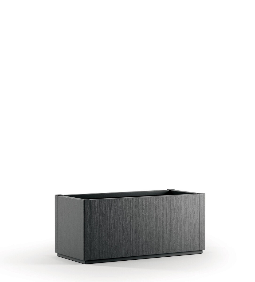 FIORIERA ETHICA RETTANGOLARE 80 CM GRAFITE 