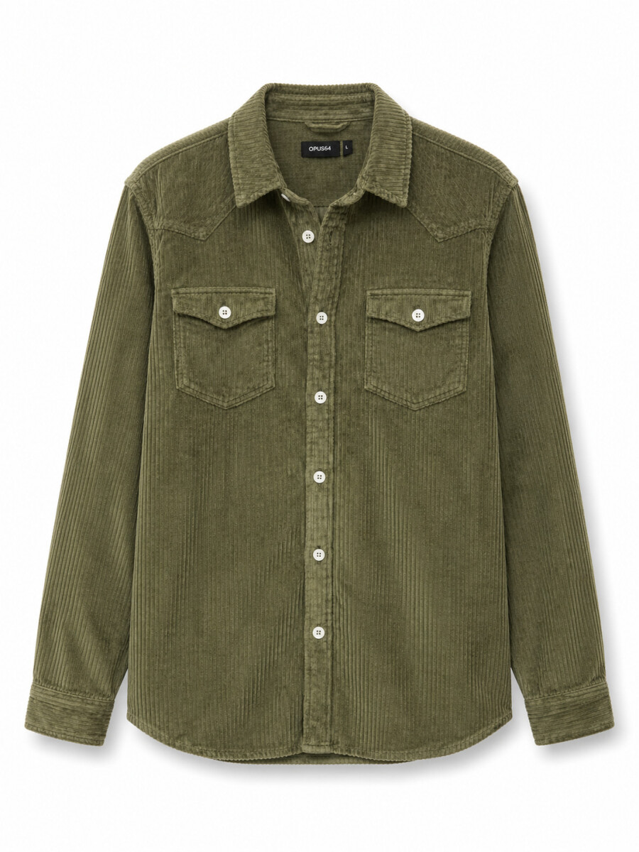 CAMISA JOHN - OLIVA 