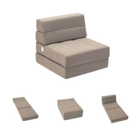 Sillón cama individual Lumax Oster en caja compactado Beige