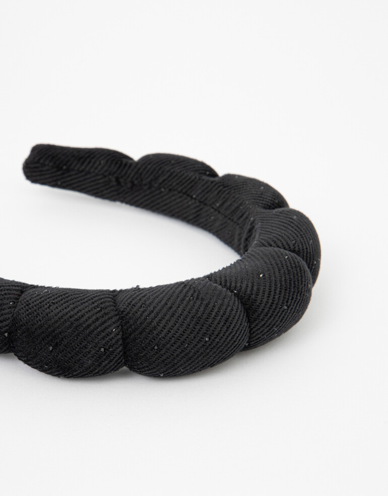 Complementos de Cosmética Herramientas capilares Vincha De Spa Con Strass - Negro