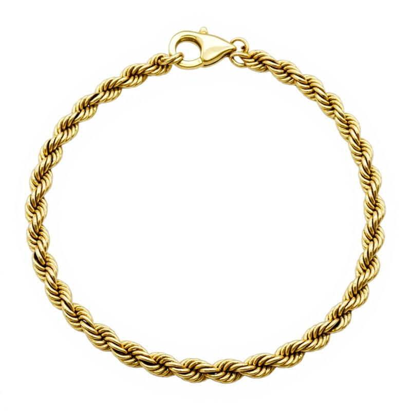 Pulsera Córdon Salómonico-Oro bajo-Sin Piedra-PU8053 sinpiedra