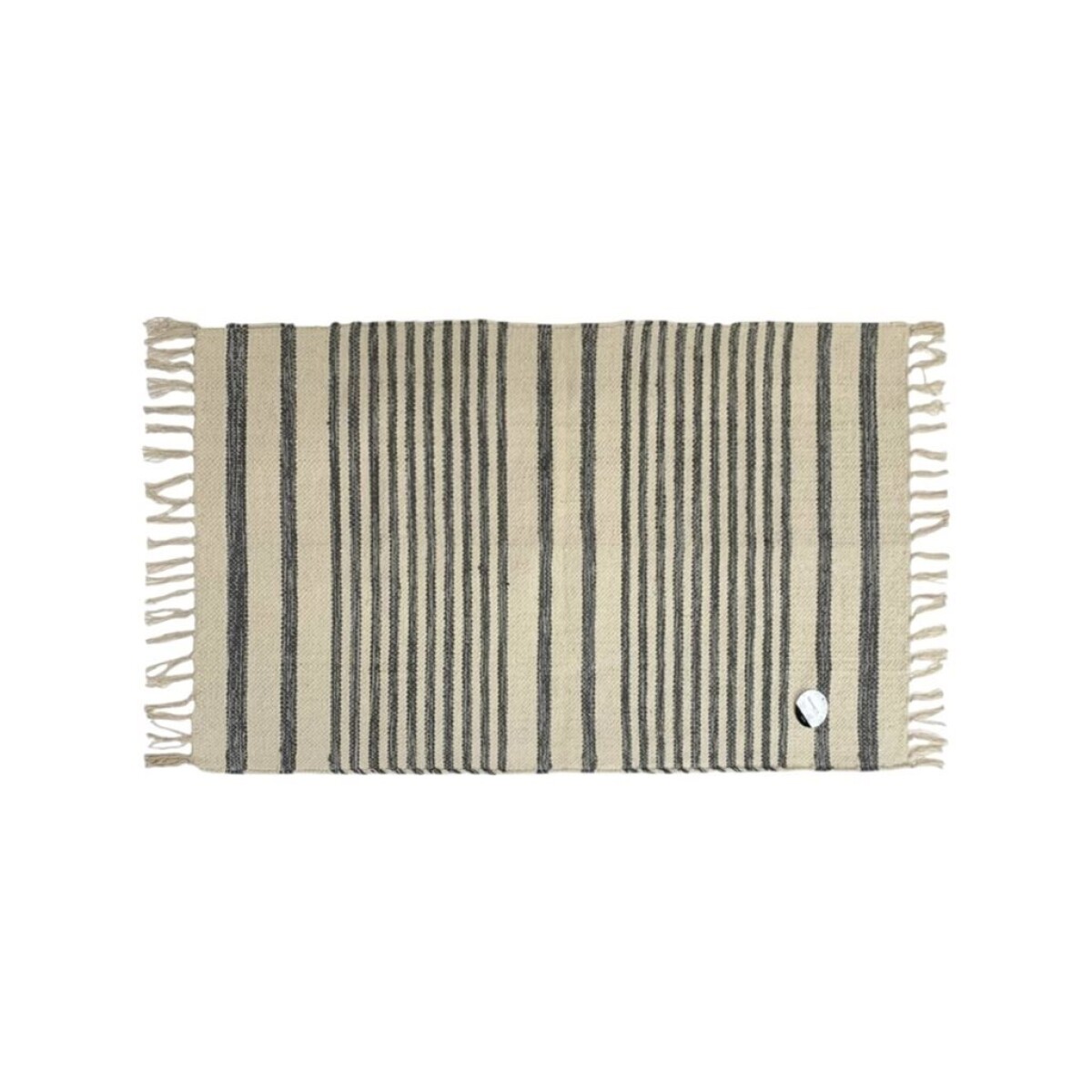 ALFOMBRA C/FLECOS 69X114CM LÍNEAS 