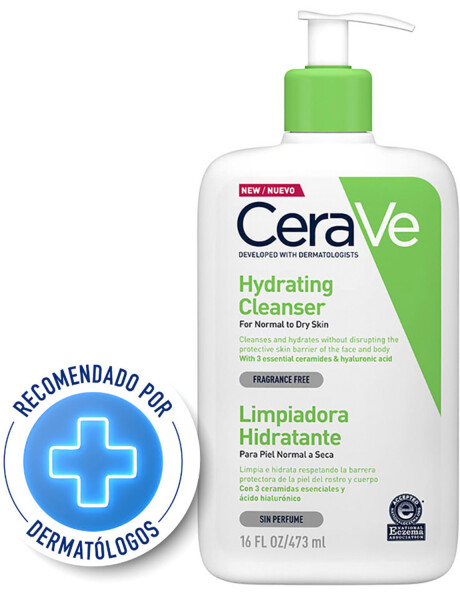 Limpiadora hidratante rostro y cuerpo CeraVe 473ml Limpiadora hidratante rostro y cuerpo CeraVe 473ml