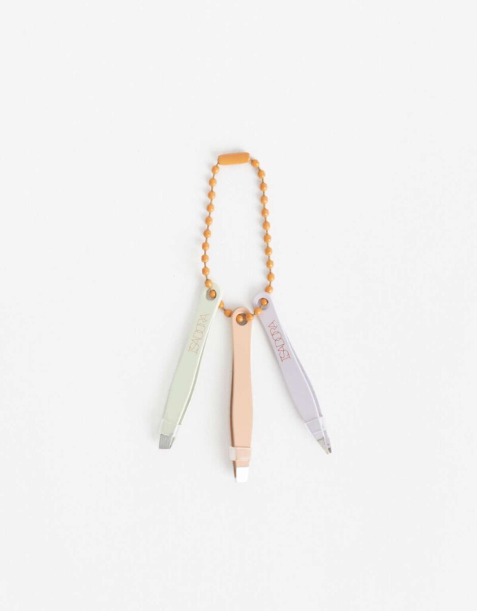 Set De Mini Pinzas De Depilar - Combinacion Tricolor 