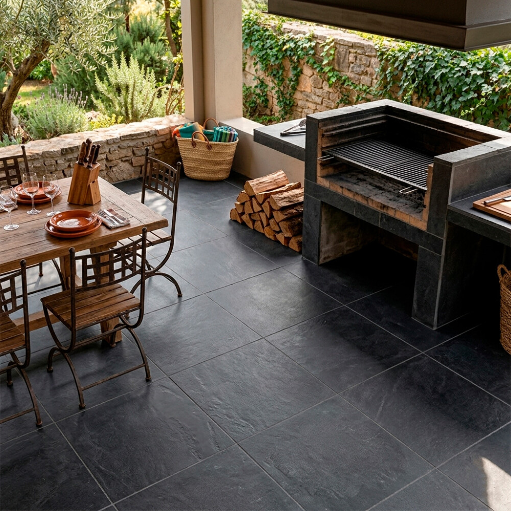 PIEDRA ARDOSIA BLACK 60X60 CM Piedra Ardosia Black 60x60 Cm