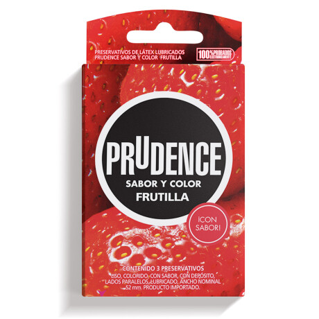 Preservativos Prudence Sabor a Frutilla Preservativos Prudence Sabor a Frutilla