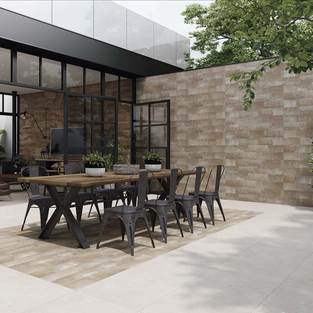 PORCELANATO ESMALTADO RECTIFICADO BLOCS COTTO NATURAL "A" 60X120 CM Porcelanato Esmaltado Rectificado Blocs Cotto Natural "a" 60x120 Cm