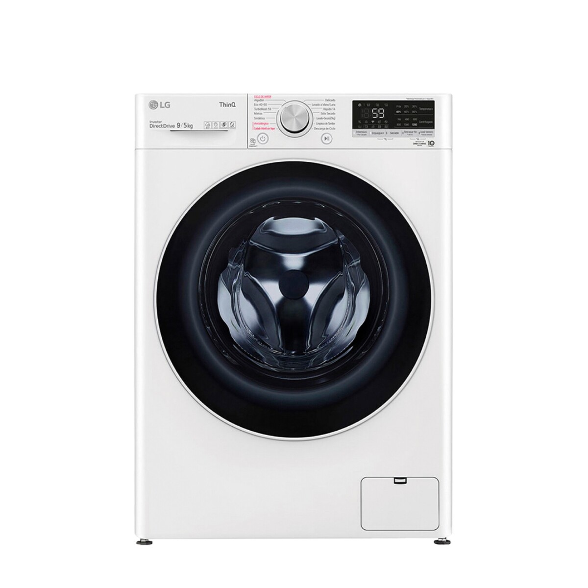 Lavasecarropas frontal inverter LG 9Kg WD9WVC4S6 