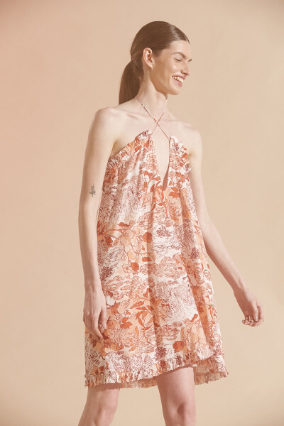 VESTIDO CORTO BAKHITA Estampado